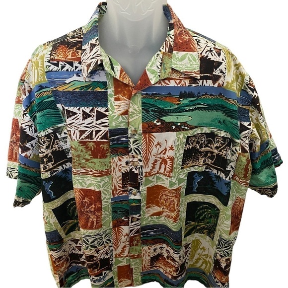 Kahala Other - KAHALA Hawaiian Print Aloha Shirt Men 2XL XXL